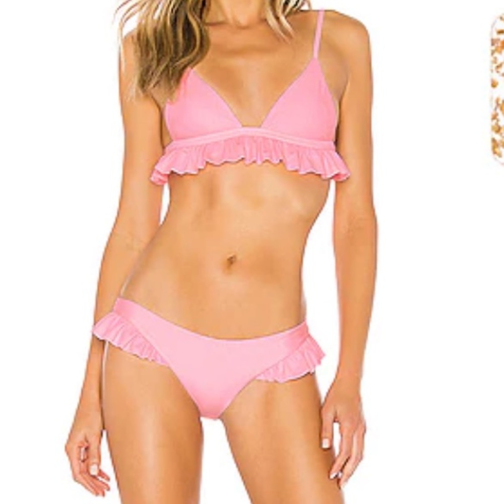 Lovers + Friends Frilly Bikini